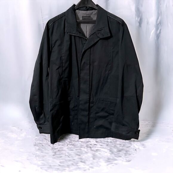 Reiss Men’s Black Canvas Utility Jacket Size Medium  Great Condition. - Picture 1 of 10